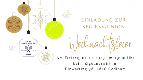 SPG ESV / Union Attnang  Weihnachtsfeier